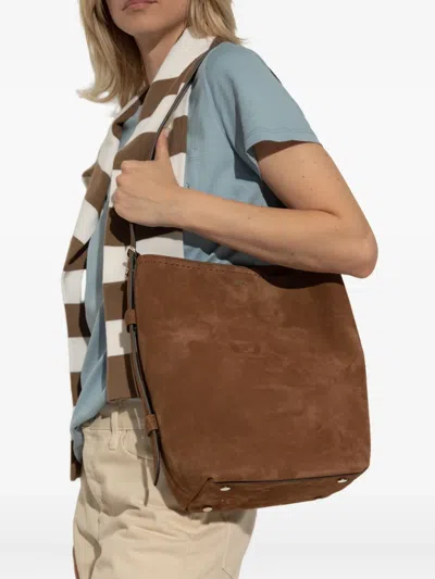 Max Mara Archeti Suede Shoulder Bag