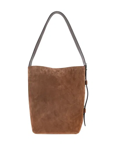 Max Mara Archeti Suede Shoulder Bag