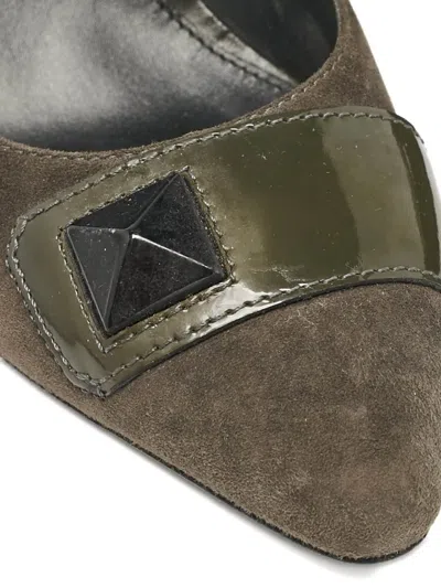 Pre-owned Tod's Vintage 75mm Suede Pumps In Gray