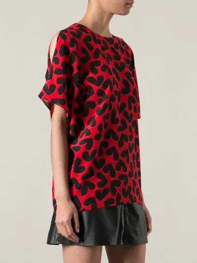 Saint Laurent Heart Print T-shirt