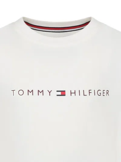 Tommy Hilfiger Junior Logo-print Pajamas In White
