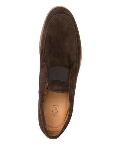 Eleventy Suede Desert Boots In Brown