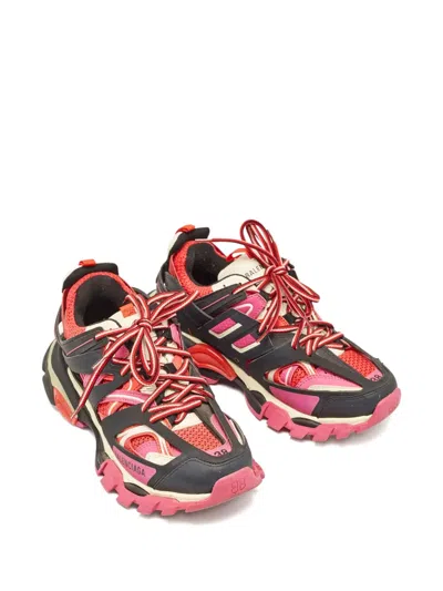 Pre-owned Balenciaga Layered Mesh Track Sneakers