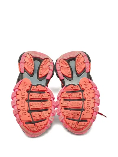 Pre-owned Balenciaga Layered Mesh Track Sneakers