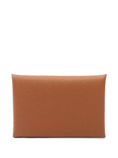 Pre-owned Hermes 2024 Calvi Wallet
