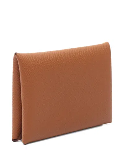 Pre-owned Hermes 2024 Calvi Wallet