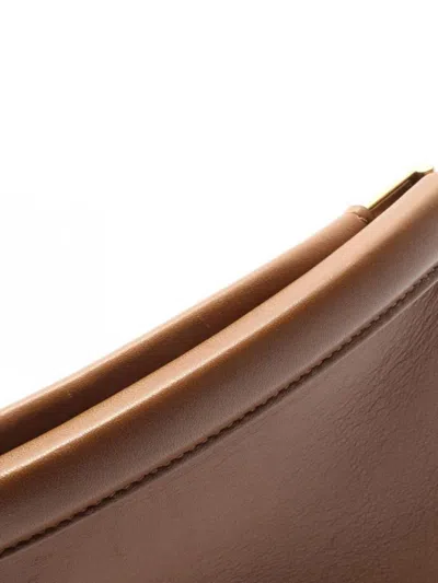 Pre-owned Celine 2010s Leather Bucket Bag In Brown