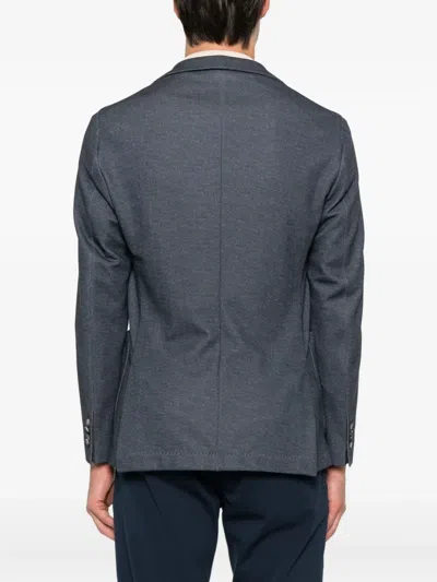 Hugo Boss Patch-pocket Jacket In Blue