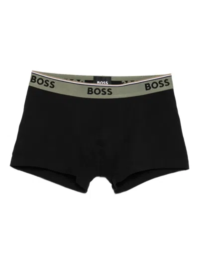 Hugo Boss Logo Boxers (set Of Three) In Black