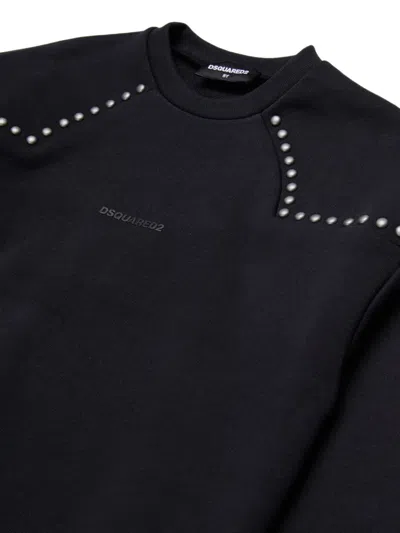 Dsquared2 Logo-print Sweatshirt In Black