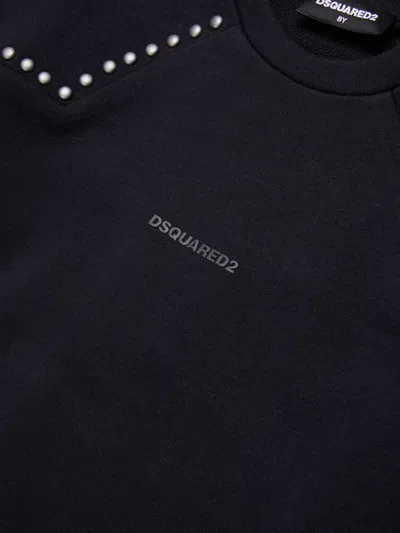 Dsquared2 Logo-print Sweatshirt In Black
