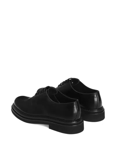 Dolce & Gabbana Lace-up Business Casual Shoes In Black
