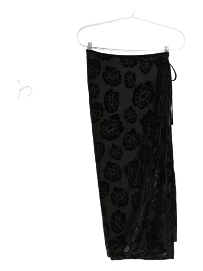 Sir Viittoria Midi Skirt In Black