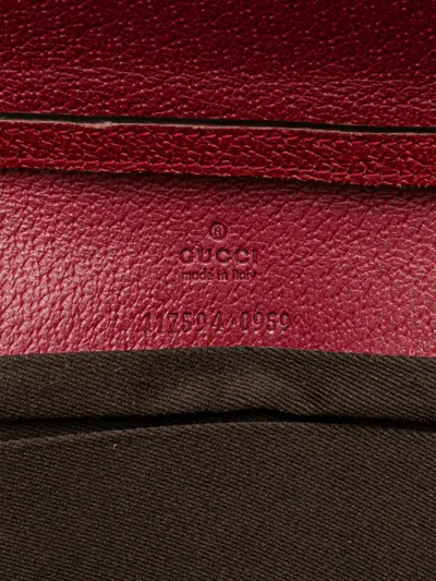 Pre-owned Gucci 2000-2015 Gg Canvas Bamboo Bar Crossbody Bag