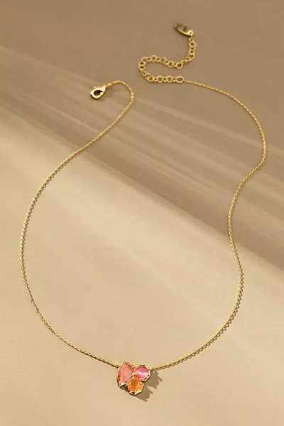 By Anthropologie Dainty Crystal Cluster Necklace