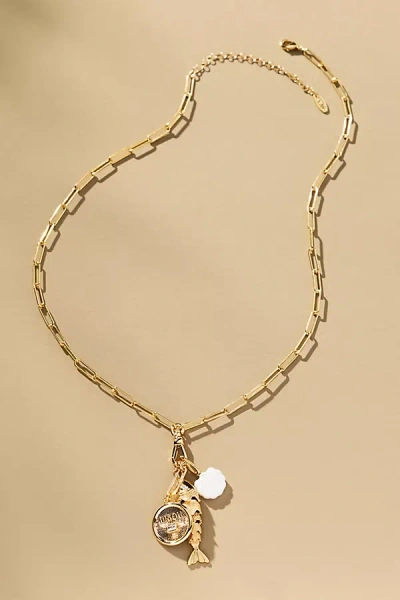 By Anthropologie Cluster Charm Icon Necklace