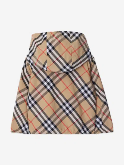 Burberry Baby Boys Mini Rufus Check Reversible Jacket In Multi