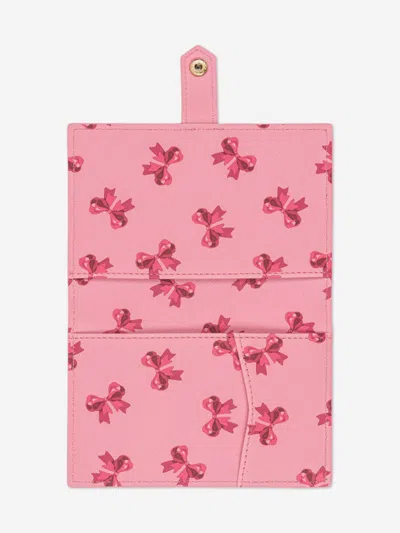 Konges Slojd Girls Cherry  Bow Voyage Travel Set In Pink