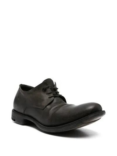 Layer Zero Lace-up Leather Derby Shoes