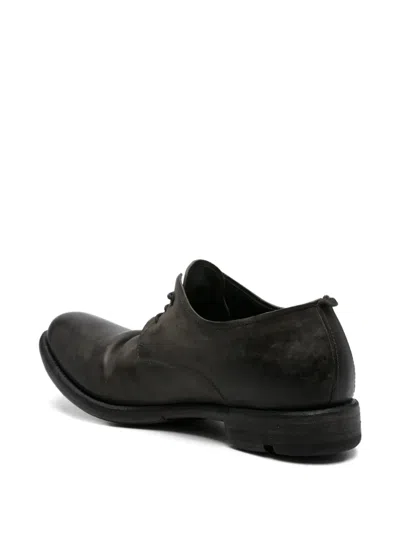 Layer Zero Lace-up Leather Derby Shoes