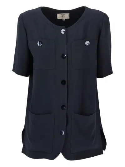Pre-owned Valentino 1900 Miss V Blouse