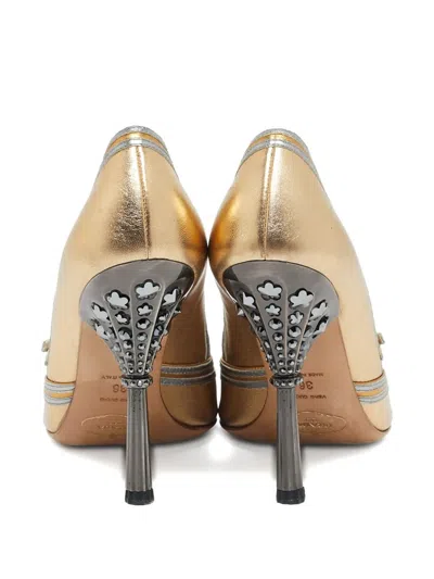 Pre-owned Prada 2023 90mm Leather Bow Pumps