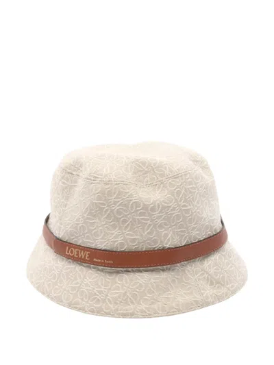 Pre-owned Loewe 2010 Anagram Jacquard Bucket Hat