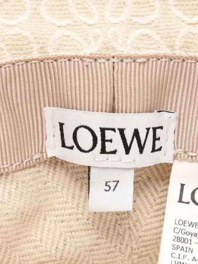 Pre-owned Loewe 2010 Anagram Jacquard Bucket Hat