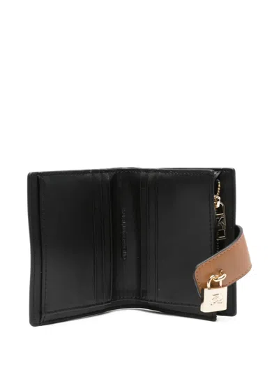 Karl Lagerfeld Padlock-detailing Wallet In Brown