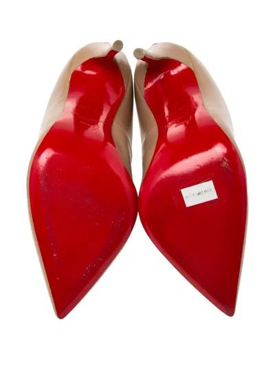 Pre-owned Christian Louboutin 2024 115mm Gortik Strappy Caged Pumps