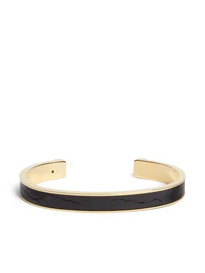 Dsquared2 Twin Cuff Bracelet In Black