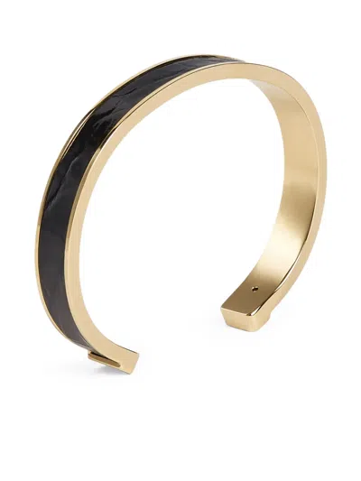 Dsquared2 Twin Cuff Bracelet In Black