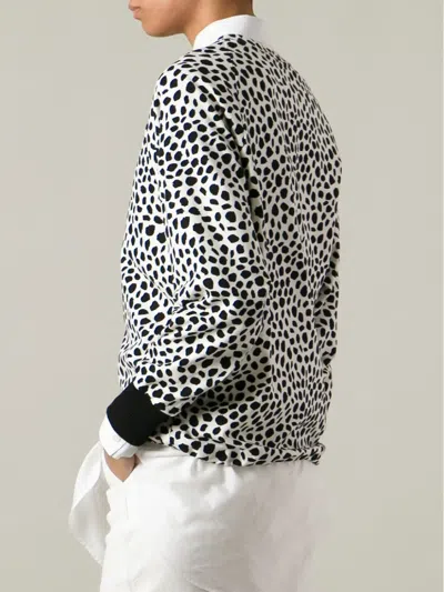 Chloé Animal Print Sweatshirt In Gray
