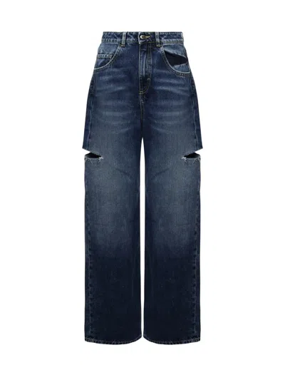Icon Denim Poppy Jeans Cut-out Details In Blue
