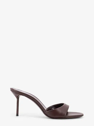 Paris Texas Lidia Mule 70 Leather Heel Sandals