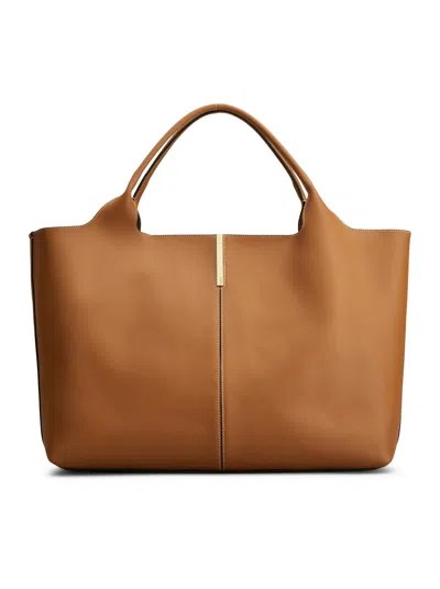 Tod's Medium Leather Shopping Bag