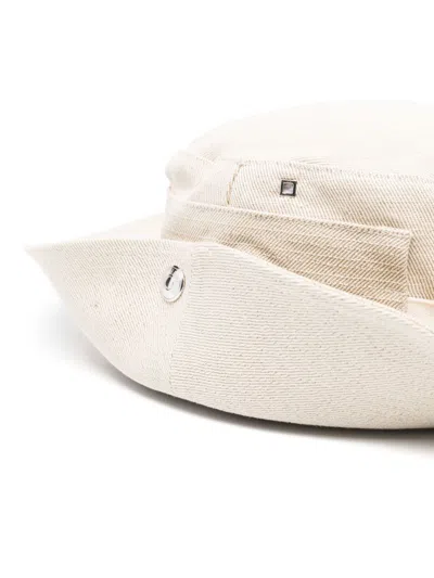 Jacquemus Le Bob Nimes Bucket Cap Woman Off White