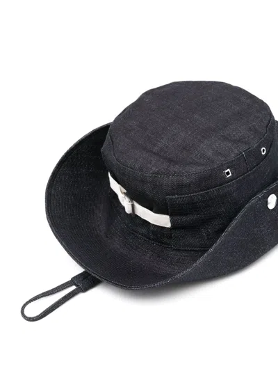 Jacquemus Le Bob Nimes Bucket Cap Woman Navy