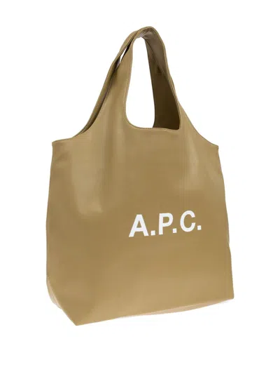 Apc Ninon Tote Bag Woman Olive
