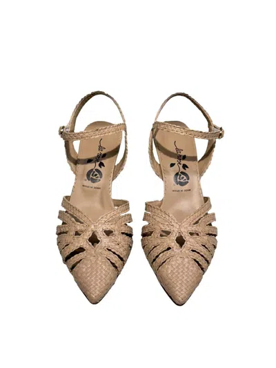 La Rose Moritz Pointed Pumps In Brown