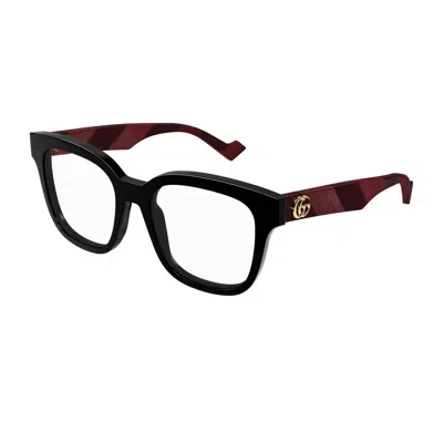Gucci Gg0958o Linea Emblem Eyeglasses In Black