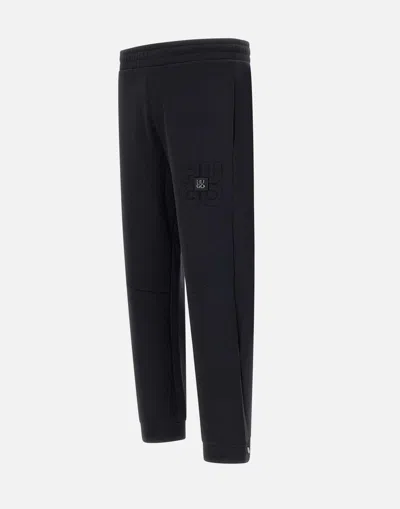 Hugo Boss Hugo Black Cotton Jogger Pant In Black