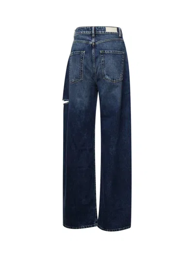 Icon Denim Poppy Jeans Cut-out Details In Blue