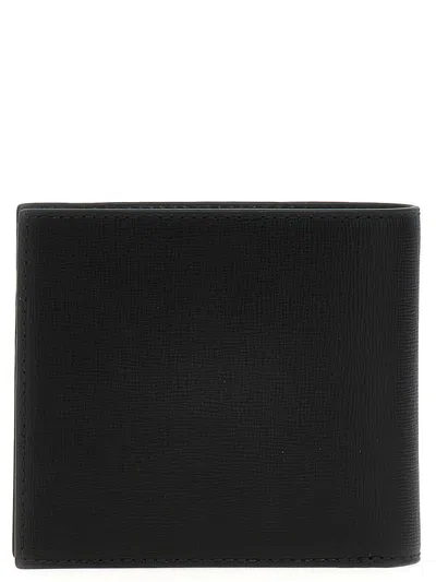 Bally Leather Bi-fold Style Wallet In Black