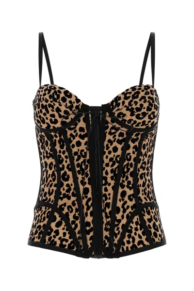 Giuseppe Di Morabito Printed Stretch Polyester Blend Bodice