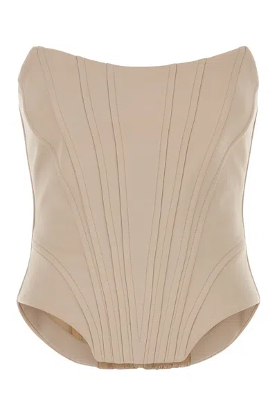 Giuseppe Di Morabito Skin Pink Wool Bodice