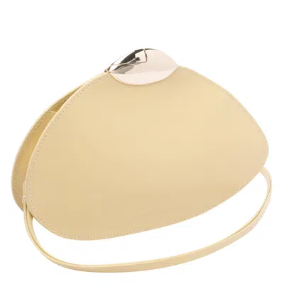 Benedetta Bruzziches Belle De Jour Crossbody Bag In Yellow Leather