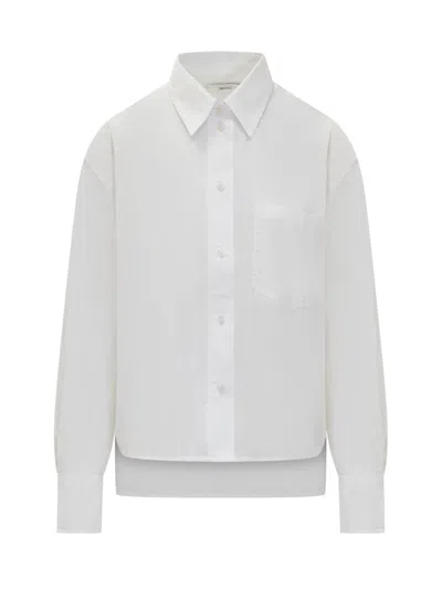 Victoria Beckham Cropped Shirt In White