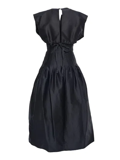 Fabiana Filippi Midi Dress In Black