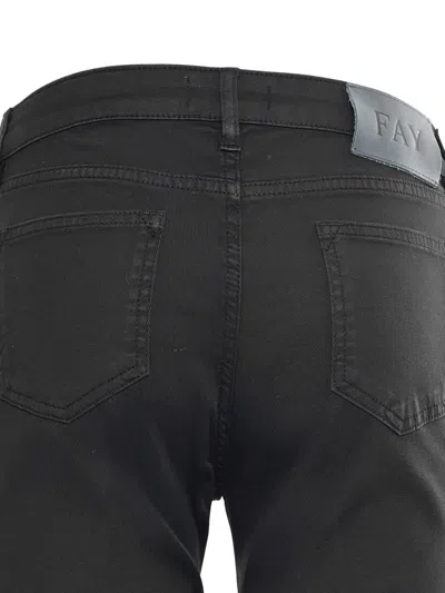 Fay Cropped Pants In Black